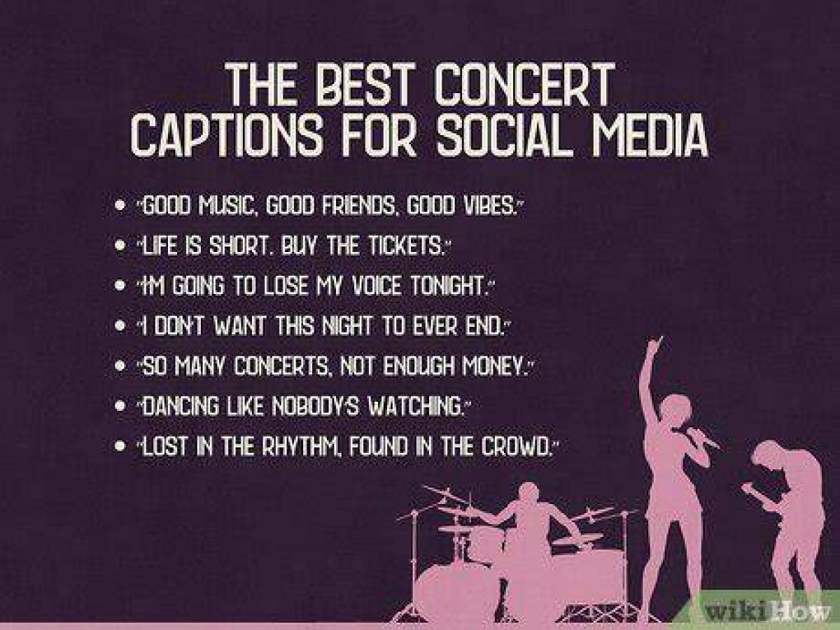 A Deep Dive into Funny Concert Captions